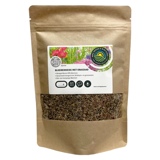MRS Seeds & Mixtures Bloemenweide Met Graszaad 4 MRS Seeds & Mixtures Bloemenweide Met Graszaad - Afbeelding 2